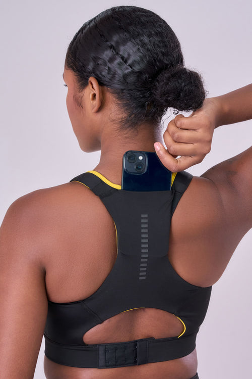 GRIT BOSSA ADJUSTABLE 1 POCKET RACERBACK SPORTS BRA