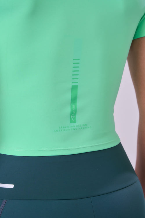 CROPPED SIGNATURE SAMBA T-SHIRT