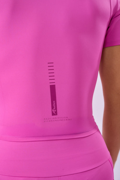 CROPPED SIGNATURE SAMBA T-SHIRT