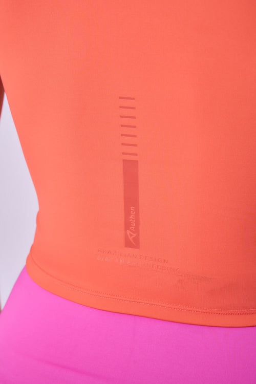CROPPED SIGNATURE SAMBA T-SHIRT