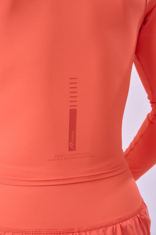 LONG SLEEVE CROPPED SIGNATURE SAMBA TEE