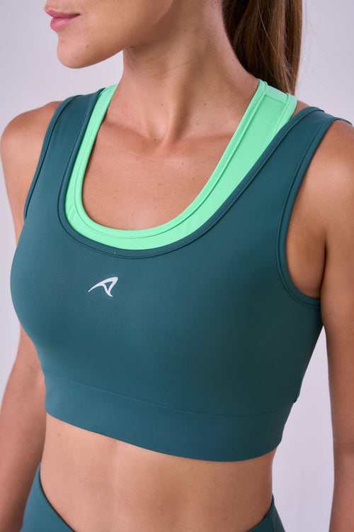 SIGNATURE SAMBA 2-IN-1 REVERSIBLE SPORTS BRA