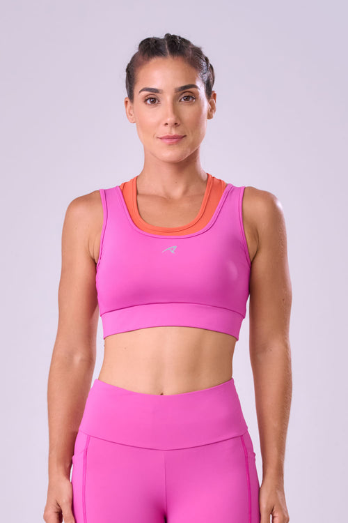 SIGNATURE SAMBA 2-IN-1 REVERSIBLE SPORTS BRA