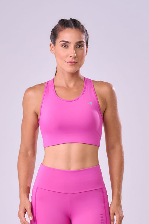 SIGNATURE SAMBA 1 LARGE POCKET RACERBACK REVERSIBLE SPORTS BRA