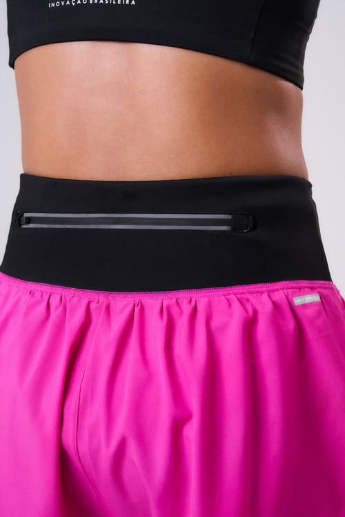 SPRINT GINGA ULTRALIGHT 3" SHORTS WITH BAMBOO LINER, 2 POCKETS & POWER WAISTBAND WITH ZIPPERBONDED SEAMS