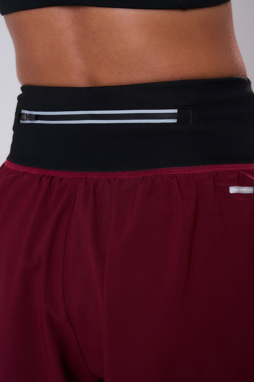 SPRINT GINGA ULTRALIGHT 3" SHORTS WITH BAMBOO LINER, 2 POCKETS & POWER WAISTBAND WITH ZIPPERBONDED SEAMS