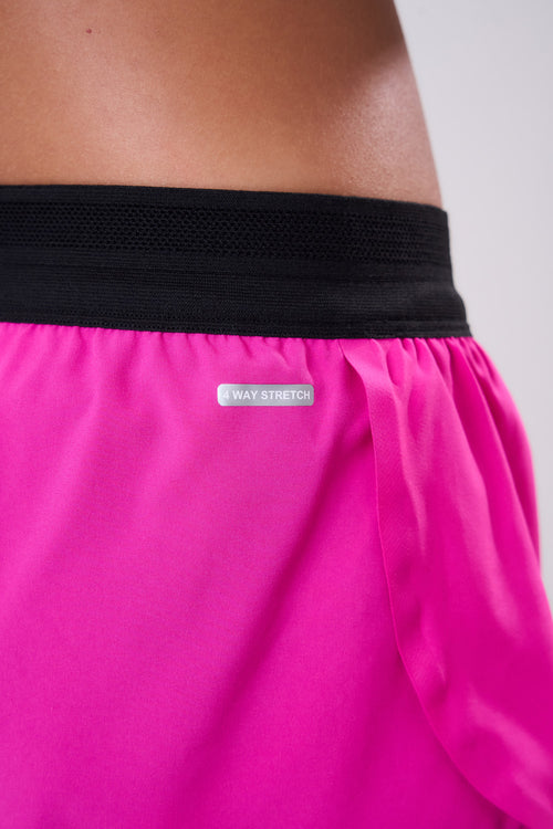 SPRINT GINGA ULTRALIGHT SHORTS WITH BAMBOO LINING SPLIT DESIGN ELASTIC WAISTBAND SEALED