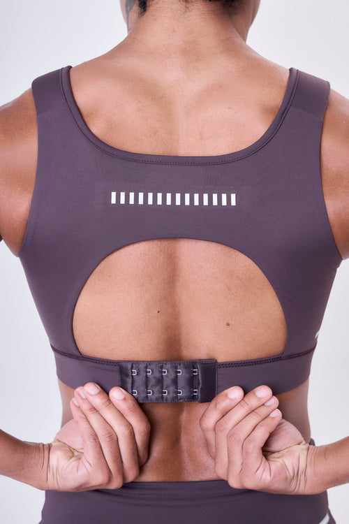 GRIT BOSSA ADJUSTABLE 1 POCKET TANKBACK SPORTS BRA