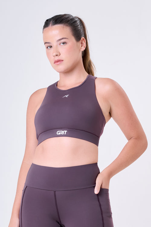 GRIT BOSSA ADJUSTABLE 1 POCKET RACERBACK SPORTS BRA