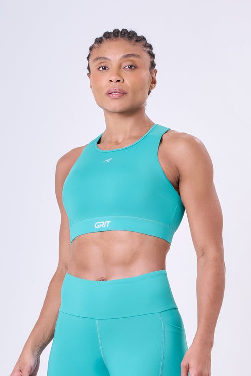 GRIT BOSSA ADJUSTABLE 1 POCKET RACERBACK SPORTS BRA