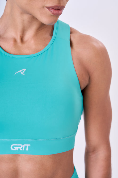 GRIT BOSSA ADJUSTABLE 1 POCKET RACERBACK SPORTS BRA
