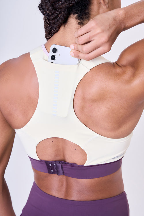 GRIT BOSSA ADJUSTABLE 1 POCKET RACERBACK SPORTS BRA