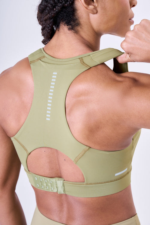 GRIT BOSSA ADJUSTABLE 1 POCKET RACERBACK SPORTS BRA