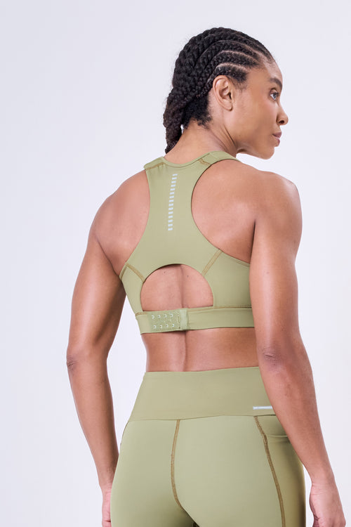 GRIT BOSSA ADJUSTABLE 1 POCKET RACERBACK SPORTS BRA