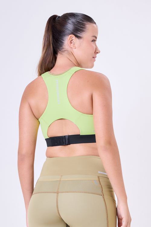 GRIT BOSSA ADJUSTABLE 1 POCKET RACERBACK SPORTS BRA