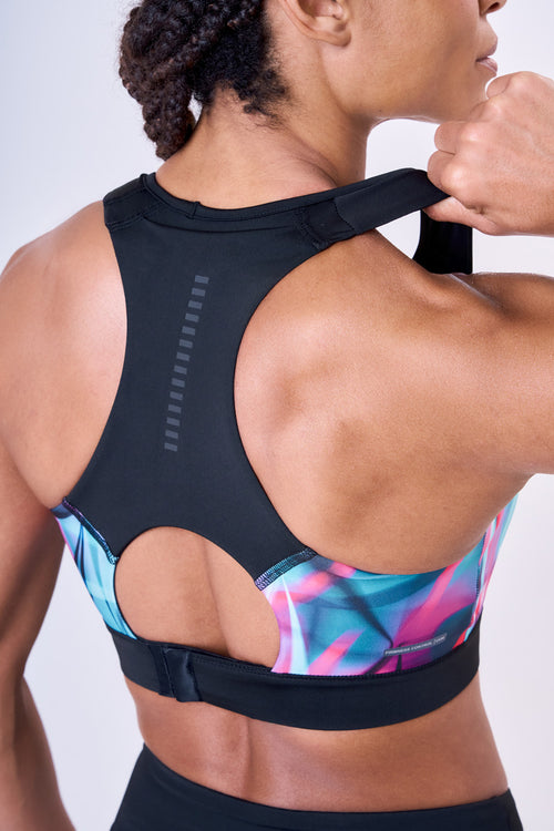 GRIT BOSSA ADJUSTABLE 1 POCKET RACERBACK SPORTS BRA