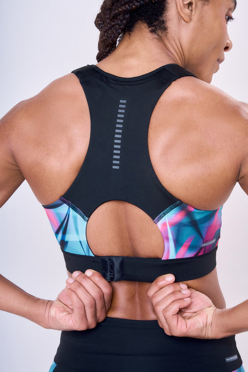 GRIT BOSSA ADJUSTABLE 1 POCKET RACERBACK SPORTS BRA