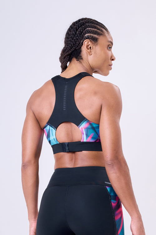 GRIT BOSSA ADJUSTABLE 1 POCKET RACERBACK SPORTS BRA