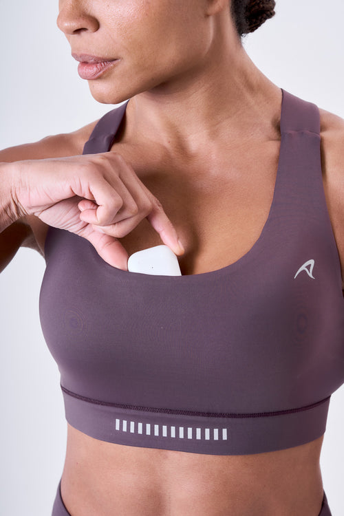 GRIT BOSSA AJUSTABLE RACERBACK WITH 1 POCKET SPORTS BRA