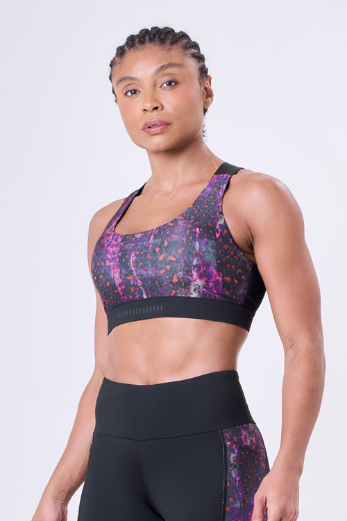 GRIT BOSSA AJUSTABLE RACERBACK WITH 1 POCKET SPORTS BRA