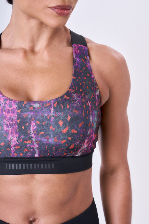 GRIT BOSSA AJUSTABLE RACERBACK WITH 1 POCKET SPORTS BRA