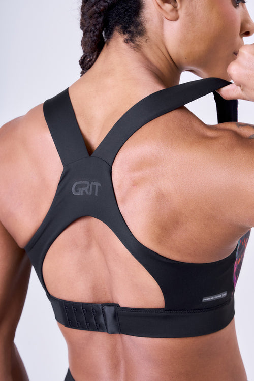 GRIT BOSSA AJUSTABLE RACERBACK WITH 1 POCKET SPORTS BRA