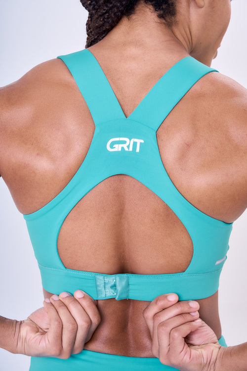 GRIT BOSSA AJUSTABLE RACERBACK WITH 1 POCKET SPORTS BRA