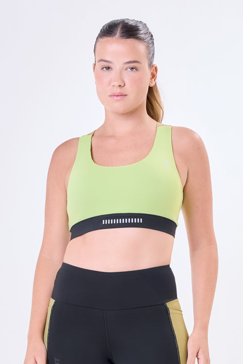 GRIT BOSSA AJUSTABLE RACERBACK WITH 1 POCKET SPORTS BRA