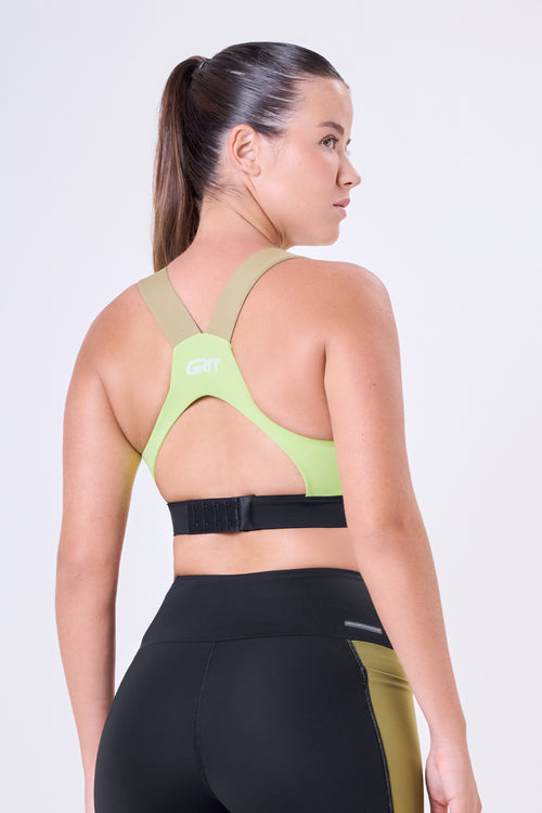 GRIT BOSSA AJUSTABLE RACERBACK WITH 1 POCKET SPORTS BRA