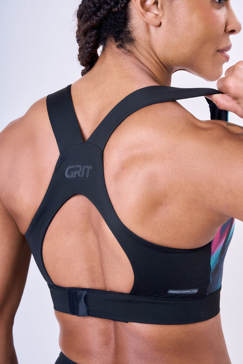 GRIT BOSSA AJUSTABLE RACERBACK WITH 1 POCKET SPORTS BRA