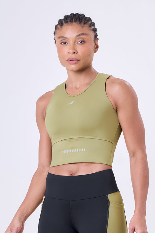 GRIT BOSSA CROP TOP WITH LARGE FRONT POCKET