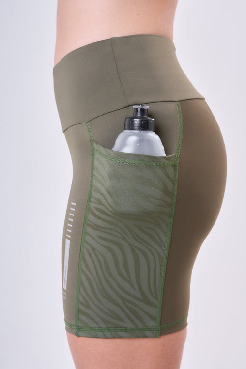 SIGNATURE SAMBA JACQUARD ZEBRA LUXE 3-POCKET 6" SHORTS