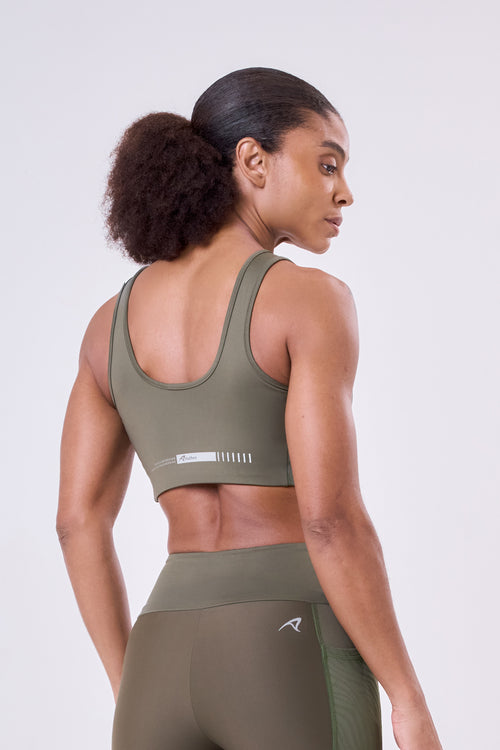 SIGNATURE SAMBA JACQUARD ZEBRA LUXE STRAIGHT SPORTS BRA