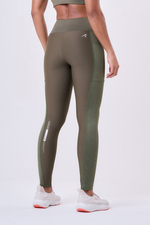 SIGNATURE SAMBA JACQUARD ZEBRA LUXE 3-POCKET LEGGING