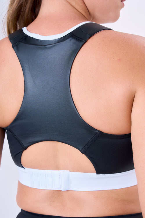 GRIT BOSSA TECH CIRÉ LUXE ADJUSTABLE 1-POCKET RACERBACK SPORTS BRA