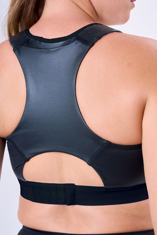 GRIT BOSSA TECH CIRÉ LUXE ADJUSTABLE 1-POCKET RACERBACK SPORTS BRA