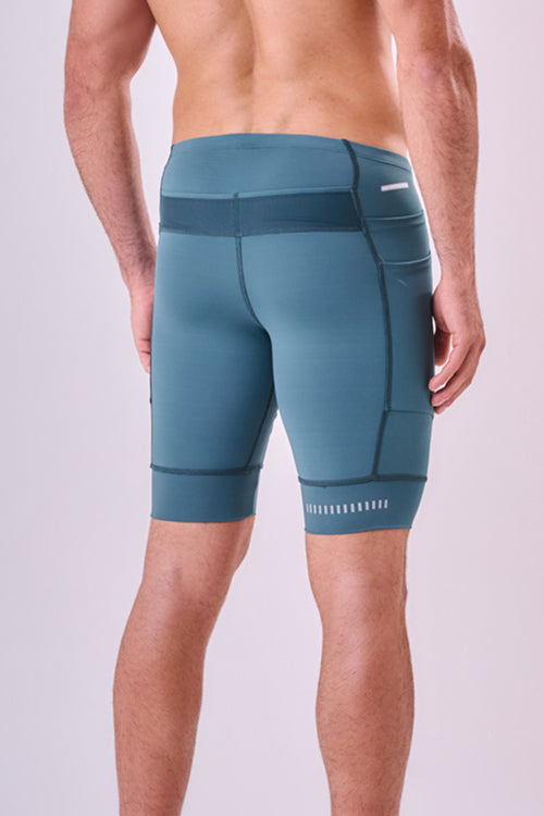 GRIT BOSSA 6-POCKET 9" COMPRESSION SHORTS