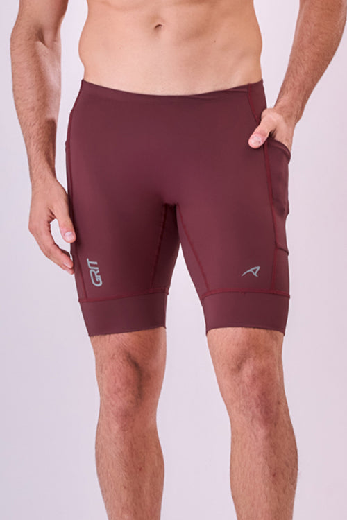GRIT BOSSA 6-POCKET 9" COMPRESSION SHORTS