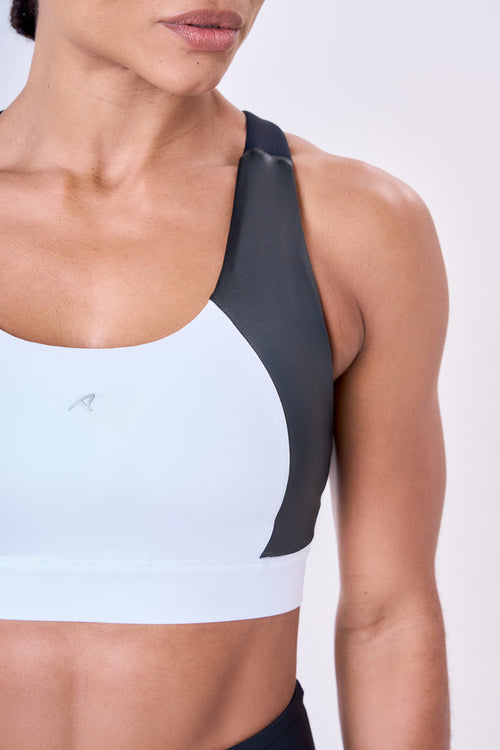 GRIT BOSSA TECH CIRÉ LUXE ADJUSTABLE 1-POCKET RACERBACK STRAP SPORTS BRA
