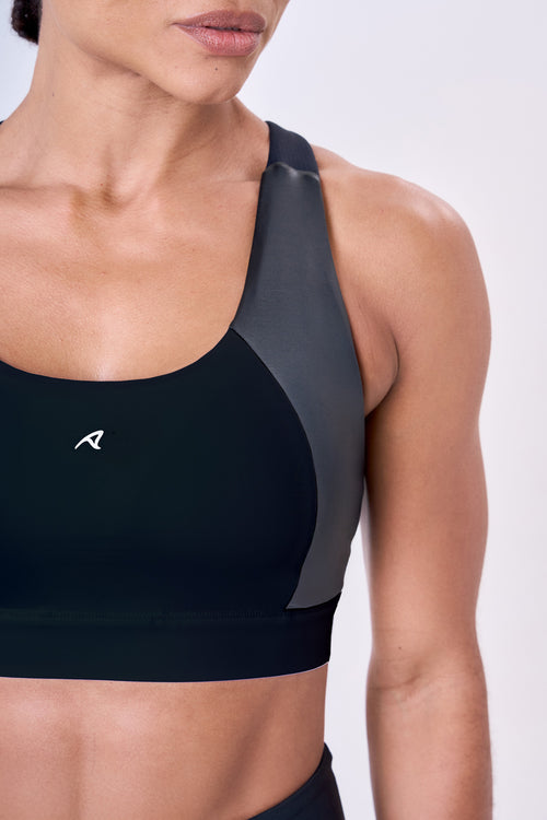 GRIT BOSSA TECH CIRÉ LUXE ADJUSTABLE 1-POCKET RACERBACK STRAP SPORTS BRA