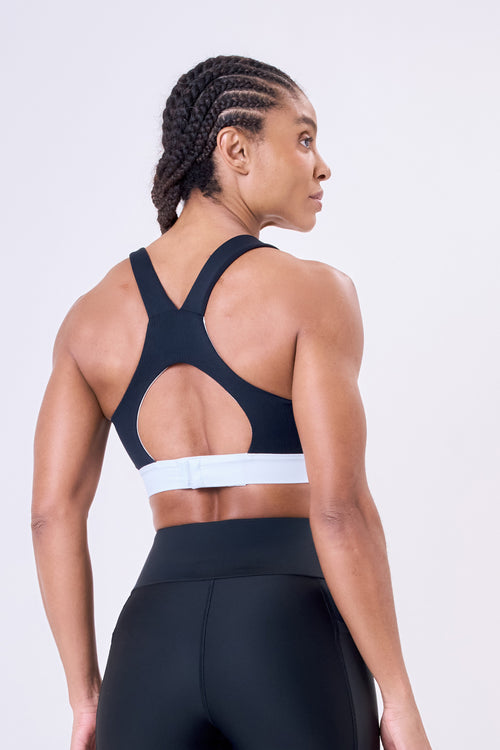 GRIT BOSSA TECH CIRÉ LUXE ADJUSTABLE 1-POCKET RACERBACK STRAP SPORTS BRA