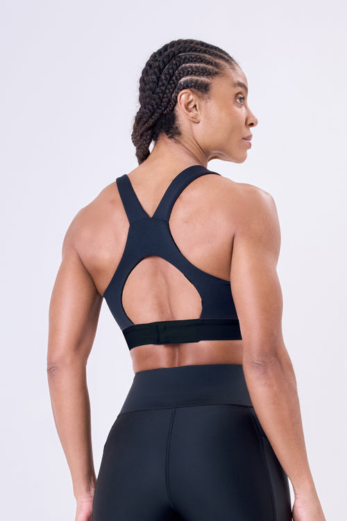 GRIT BOSSA TECH CIRÉ LUXE ADJUSTABLE 1-POCKET RACERBACK STRAP SPORTS BRA