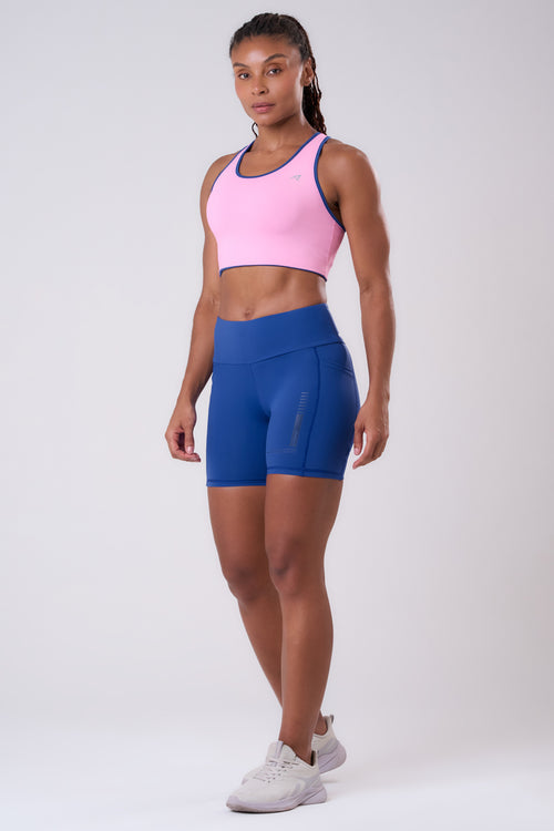 SIGNATURE SAMBA 1 LARGE POCKET RACERBACK REVERSIBLE SPORTS BRA