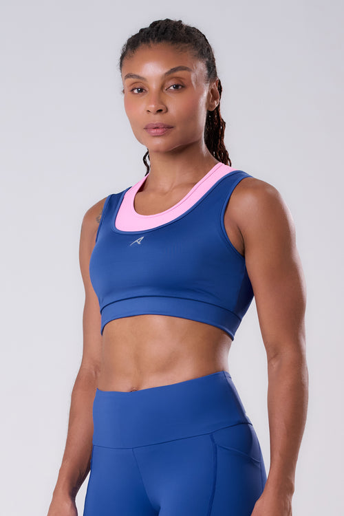 SIGNATURE SAMBA 2-IN-1 REVERSIBLE SPORTS BRA