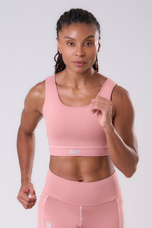 GRIT BOSSA ADJUSTABLE 1-POCKET STRAIGHT SPORTS BRA