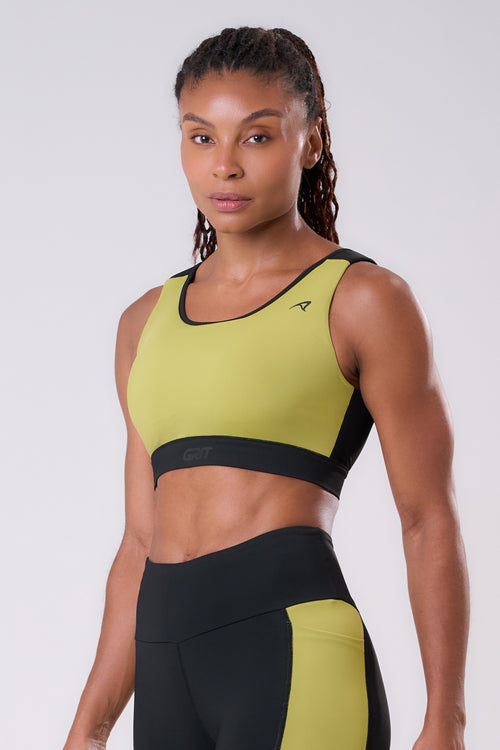 GRIT BOSSA ADJUSTABLE 1-POCKET STRAIGHT SPORTS BRA