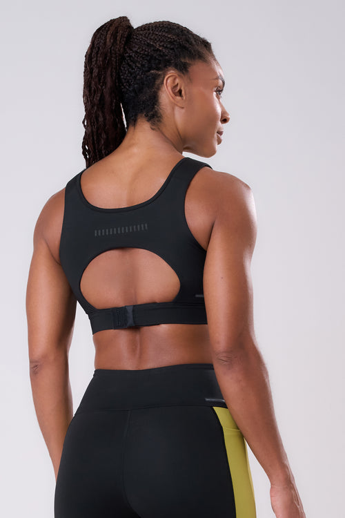 GRIT BOSSA ADJUSTABLE 1-POCKET STRAIGHT SPORTS BRA