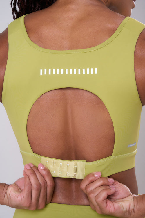 GRIT BOSSA ADJUSTABLE 1-POCKET STRAIGHT SPORTS BRA