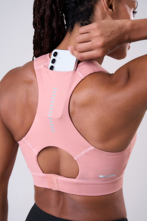 GRIT BOSSA ADJUSTABLE 1 POCKET RACERBACK SPORTS BRA