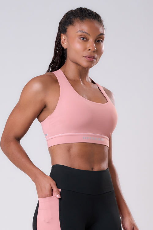 GRIT BOSSA AJUSTABLE RACERBACK WITH 1 POCKET SPORTS BRA